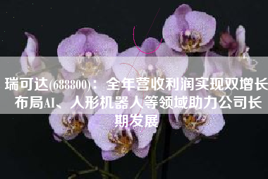 瑞可达(688800)：全年营收利润实现双增长 布局AI、人形机器人等领域助力公司长期发展