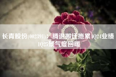 长青股份(002391)：腾退搬迁拖累4Q24业绩 1Q25景气度回暖