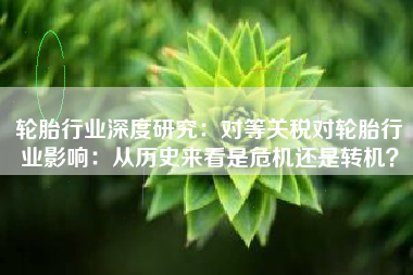 轮胎行业深度研究：对等关税对轮胎行业影响：从历史来看是危机还是转机？