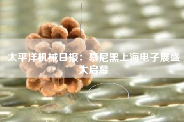 太平洋机械日报：慕尼黑上海电子展盛大启幕