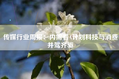 传媒行业周报：内需看A计划科技与消费并驾齐驱