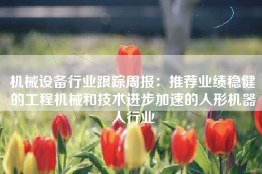 机械设备行业跟踪周报：推荐业绩稳健的工程机械和技术进步加速的人形机器人行业