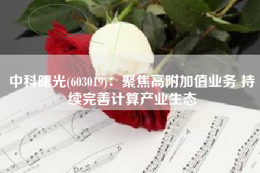 中科曙光(603019)：聚焦高附加值业务 持续完善计算产业生态