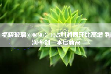福耀玻璃(600660)：1Q25利润同环比高增 利润率创一季度新高