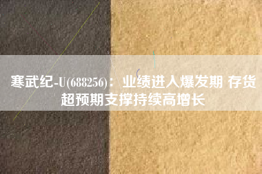寒武纪-U(688256)：业绩进入爆发期 存货超预期支撑持续高增长