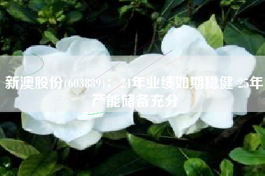 新澳股份(603889)：24年业绩如期稳健 25年产能储备充分