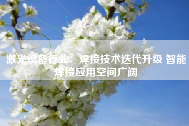 激光设备行业：焊接技术迭代升级 智能焊接应用空间广阔