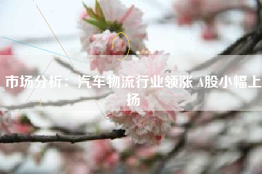 市场分析：汽车物流行业领涨 A股小幅上扬
