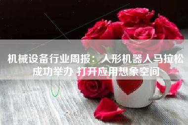 机械设备行业周报：人形机器人马拉松成功举办 打开应用想象空间