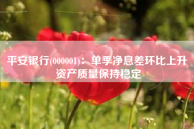 平安银行(000001)：单季净息差环比上升 资产质量保持稳定