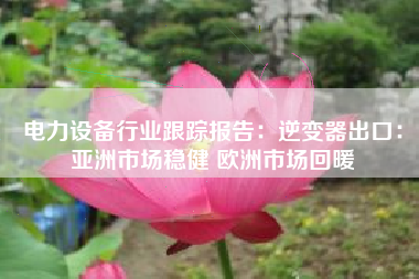 电力设备行业跟踪报告：逆变器出口：亚洲市场稳健 欧洲市场回暖