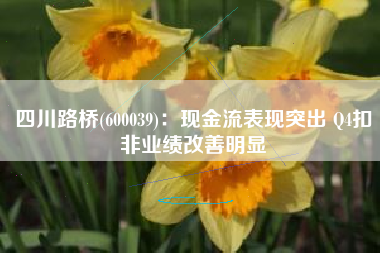 四川路桥(600039)：现金流表现突出 Q4扣非业绩改善明显