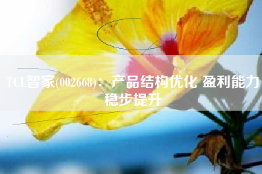 TCL智家(002668)：产品结构优化 盈利能力稳步提升