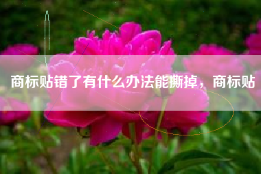 商标贴错了有什么办法能撕掉,商标贴 商标贴错了有什么办法能撕掉,商标贴