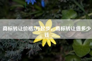 商标转让价格3万起步,商标转让值多少钱 商标转让价格3万起步,商标转让值多少钱