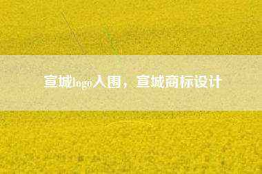 宣城logo入围，宣城商标设计