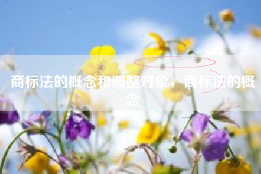 商标法的概念和调整对象,商标法的概念 商标法的概念和调整对象,商标法的概念