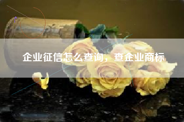 企业征信怎么查询,查企业商标 企业征信怎么查询,查企业商标