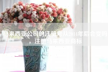 马来西亚公司的注册号从2014年后会变吗，注册马来西亚商标