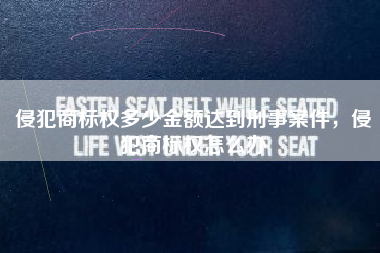 侵犯商标权多少金额达到刑事案件，侵犯商标权怎么办
