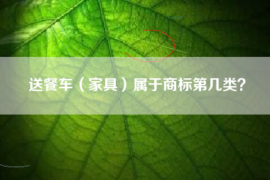 送餐车(家具)属于商标第几类? 送餐车(家具)属于商标第几类?