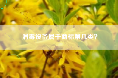 消毒设备属于商标第几类? 消毒设备属于商标第几类?