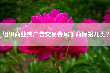 组织商业或广告交易会属于商标第几类? 组织商业或广告交易会属于商标第几类?