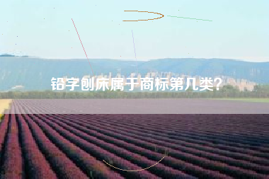 铅字刨床属于商标第几类? 铅字刨床属于商标第几类?