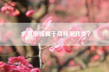 水果蜜饯属于商标第几类? 水果蜜饯属于商标第几类?