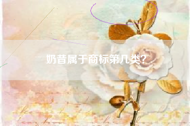 奶昔属于商标第几类? 奶昔属于商标第几类?