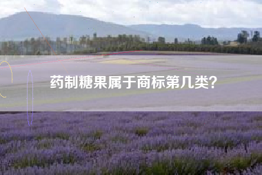 药制糖果属于商标第几类? 药制糖果属于商标第几类?