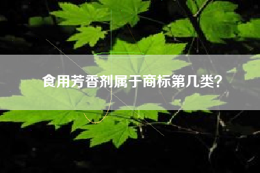 食用芳香剂属于商标第几类? 食用芳香剂属于商标第几类?
