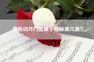 非电动开门器属于商标第几类? 非电动开门器属于商标第几类?