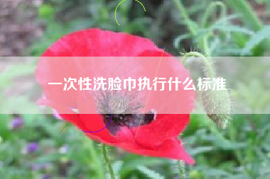 一次性洗脸巾执行什么标准 一次性洗脸巾执行什么标准