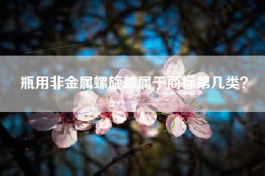 瓶用非金属螺旋盖属于商标第几类? 瓶用非金属螺旋盖属于商标第几类?