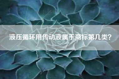 液压循环用传动液属于商标第几类? 液压循环用传动液属于商标第几类?