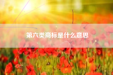 第六类商标是什么意思 第六类商标是什么意思