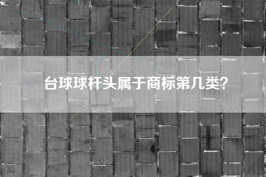 台球球杆头属于商标第几类? 台球球杆头属于商标第几类?