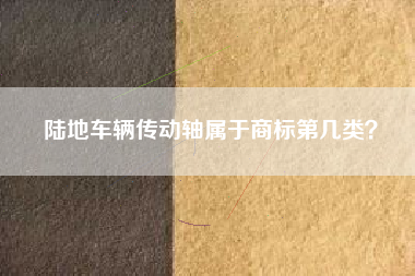 陆地车辆传动轴属于商标第几类? 陆地车辆传动轴属于商标第几类?