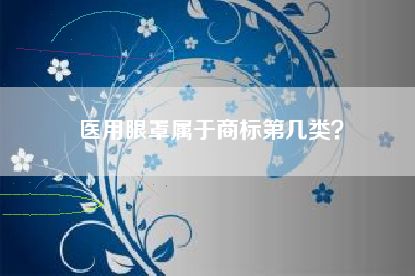 医用眼罩属于商标第几类? 医用眼罩属于商标第几类?