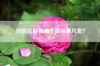 纺织品制桶属于商标第几类? 纺织品制桶属于商标第几类?