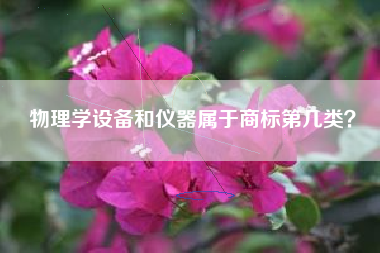 物理学设备和仪器属于商标第几类? 物理学设备和仪器属于商标第几类?