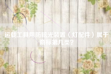运载工具用防眩光装置(灯配件)属于商标第几类? 运载工具用防眩光装置(灯配件)属于商标第几类?