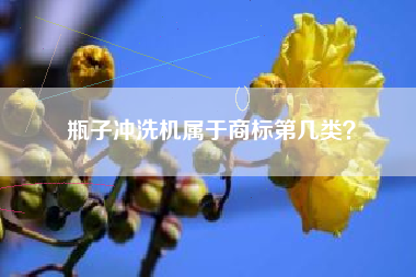 瓶子冲洗机属于商标第几类? 瓶子冲洗机属于商标第几类?