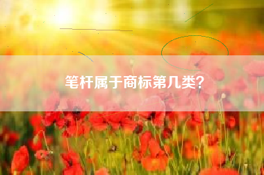 笔杆属于商标第几类? 笔杆属于商标第几类?
