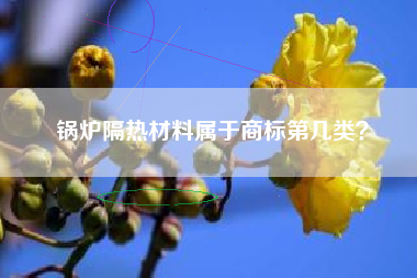 锅炉隔热材料属于商标第几类? 锅炉隔热材料属于商标第几类?